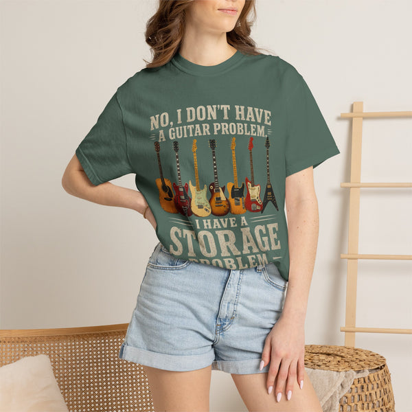 No I Don't Have A Guitar Problem Shirt | Funny Guitar Collector T-Shirt | Vintage Guitarist Gift Tee | Music Lover Shirt