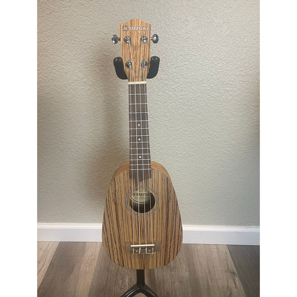 Suzuki SUKS-PA-ZB 21" Soprano Ukulele with Padded Bag – Zebrawood