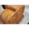 Teton STG110NT ovangkol back and side close-up with binding, natural gloss