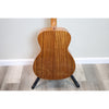 Teton STG110NT back view, ovangkol back of grand concert acoustic guitar