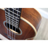 Kala KA-SA-T tenor ukulele fretboard and soundhole angled close-up