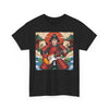 Rockin' Samurai Tee | Unisex Heavy Cotton Shirt, Guitar Lover Gift, Music Enthusiast Apparel, Unique Artwork Tee, Casual Wear