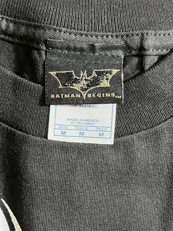 Batman Begins Movie Promo shirt - Batman Begins Tag - M