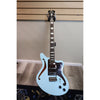 D'Angelico Premier Bedford SH semi-hollow electric guitar in Sky Blue, full front view