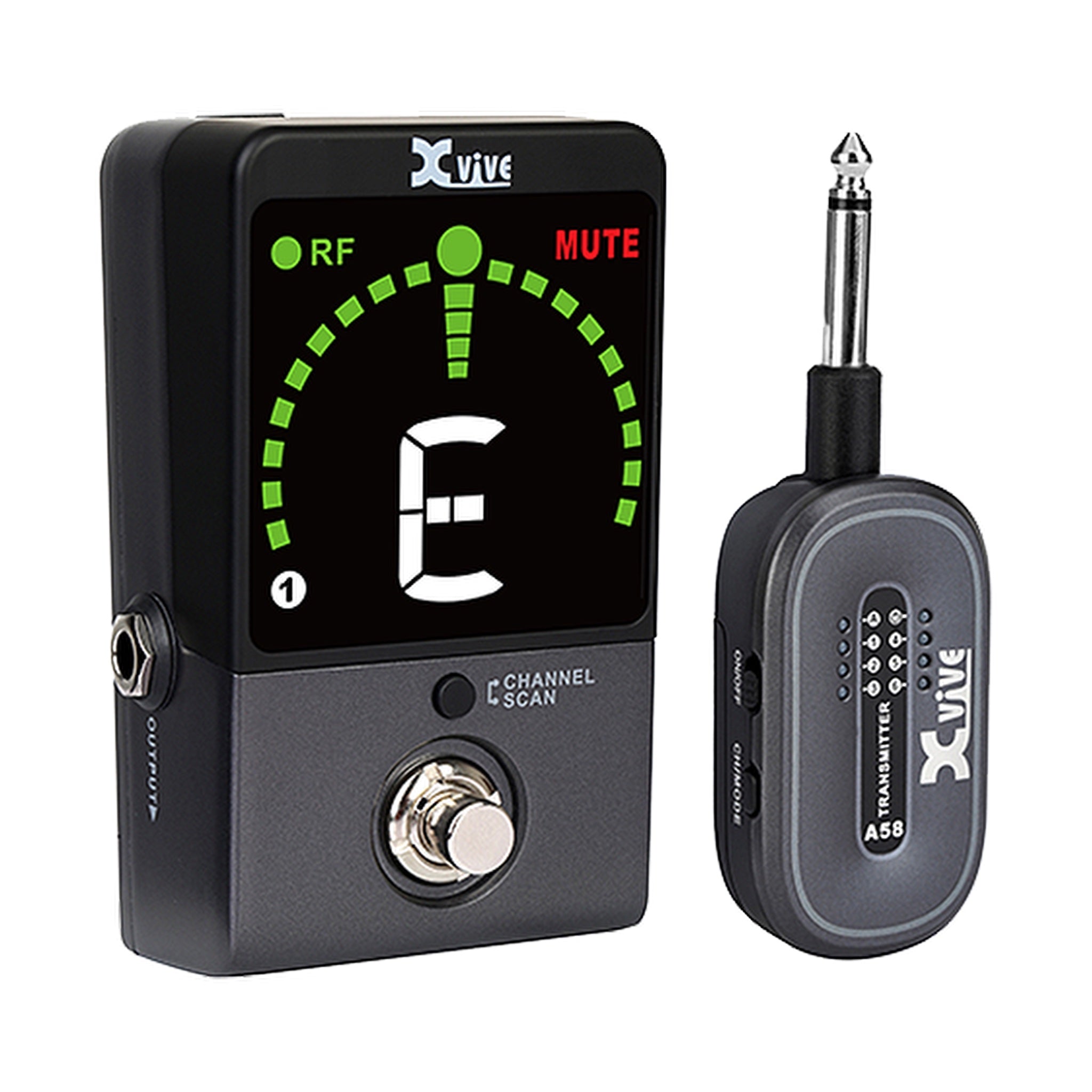 Xvive P58 5.8GHz Guitar Wireless System with Tuner Pedal