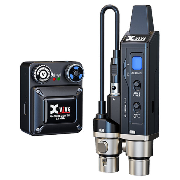 Xvive U45D Stereo 5.8GHz Wireless In-Ear Monitor System