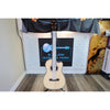 Kala KA-SSEBY-B-CE Solid Spruce Striped Ebony Baritone Acoustic-Electric Ukulele