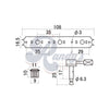 Tuners by Gotoh® w/ Oval Buttons (3-On-Plate) - Fits Gibson®