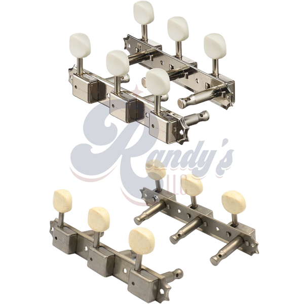 Tuners by Gotoh® w/ Oval Buttons (3-On-Plate) - Fits Gibson®