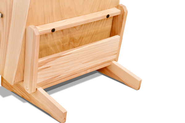 ClimaStand Triangle Humidor with Base - Northern White Ash