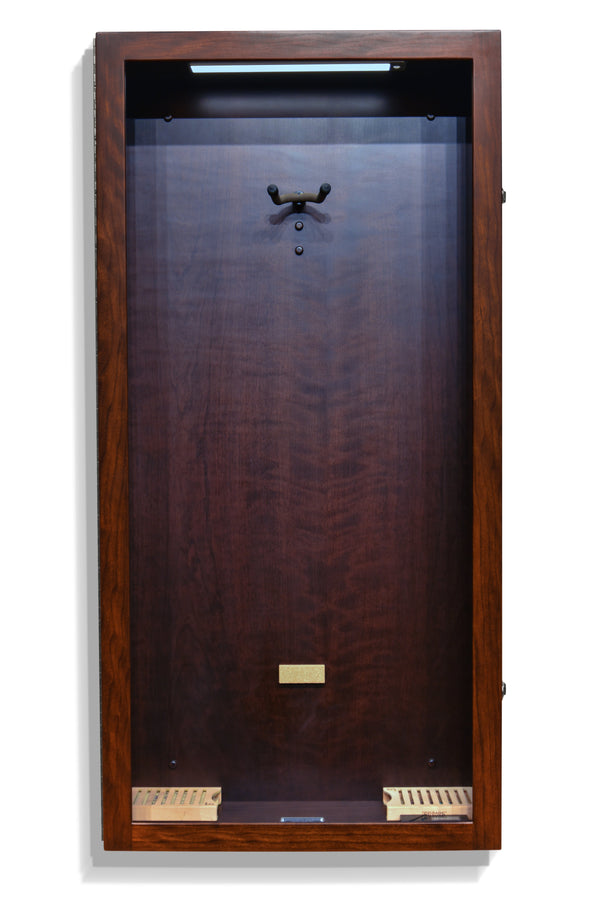 ClimaCase Rectangle Humidor - Cherry with Onyx Stain