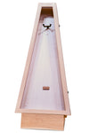 ClimaStand Triangle Humidor with Base - Birch with Campbell White Stain