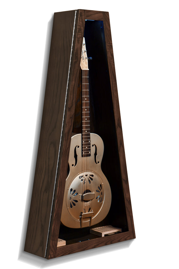 ClimaCase Triangle Humidor - Northern White Ash with Onyx Stain