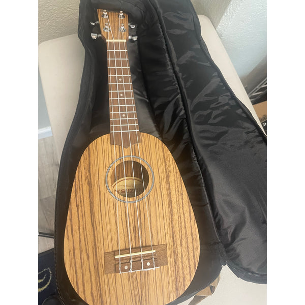 Suzuki SUKS-PA-ZB 21" Soprano Ukulele with Padded Bag – Zebrawood