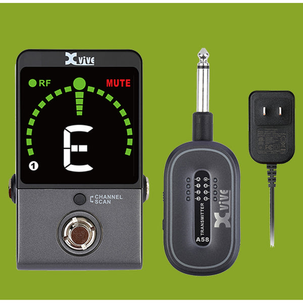 Xvive P58 5.8GHz Guitar Wireless System with Tuner Pedal