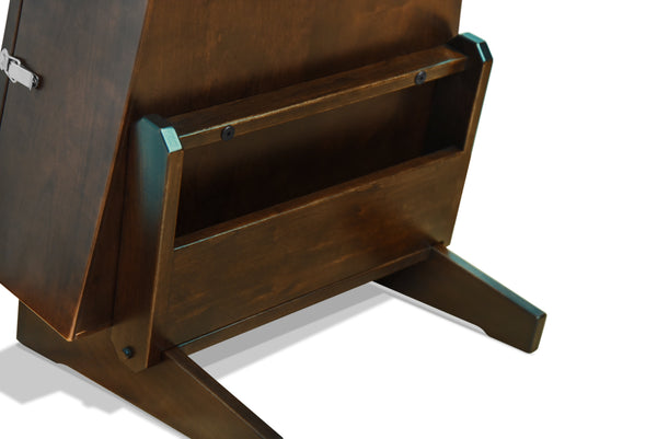 ClimaStand Triangle Humidor with Base - Cherry with Onyx Stain