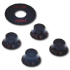 Voodoo Bell Knobs & Toggle Switch Washer "Poker Chip" (Rhythm/Treble) - Fits Gibson®
