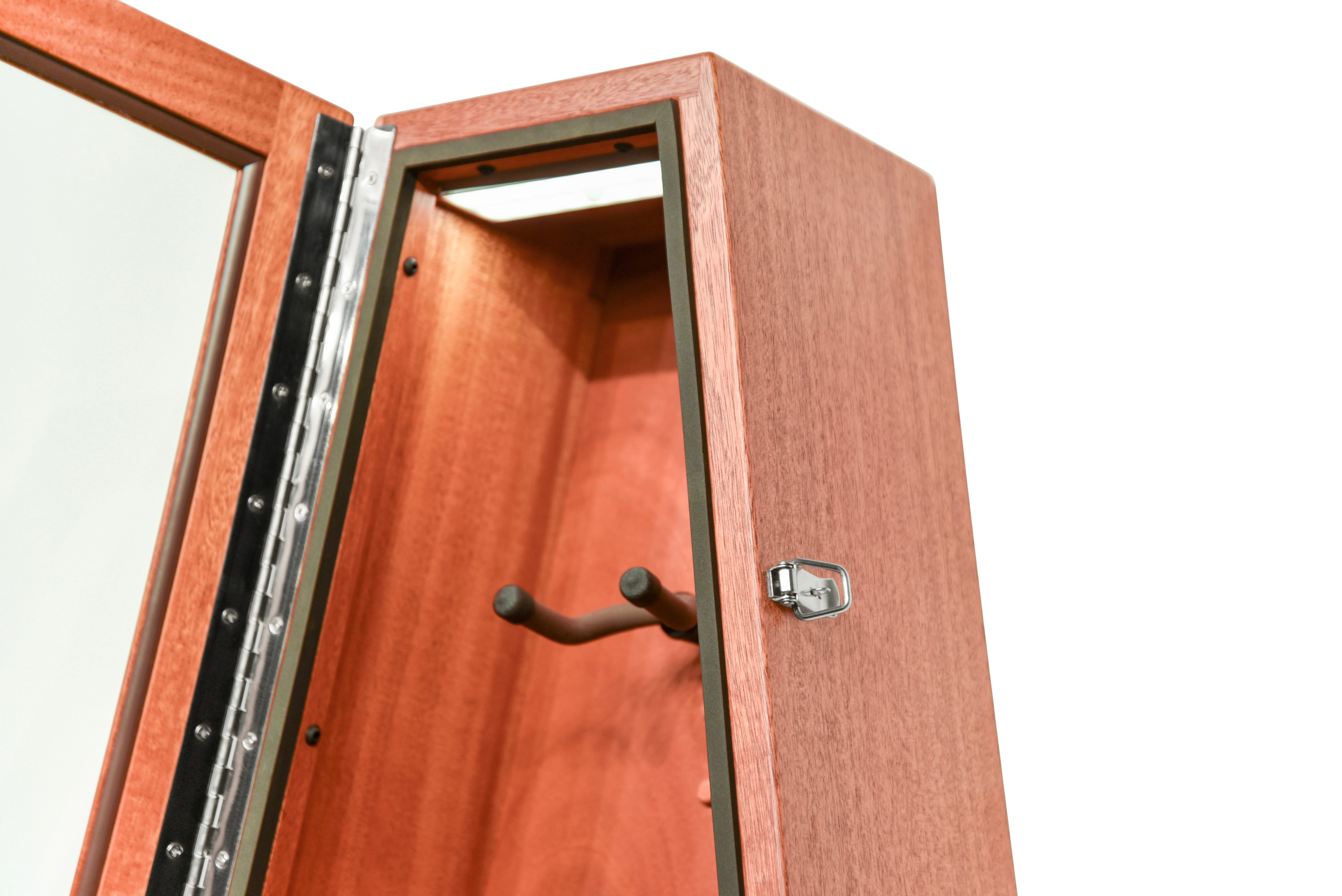 ClimaCase Triangle Humidor - African Mahogany (Quarter Sawn)