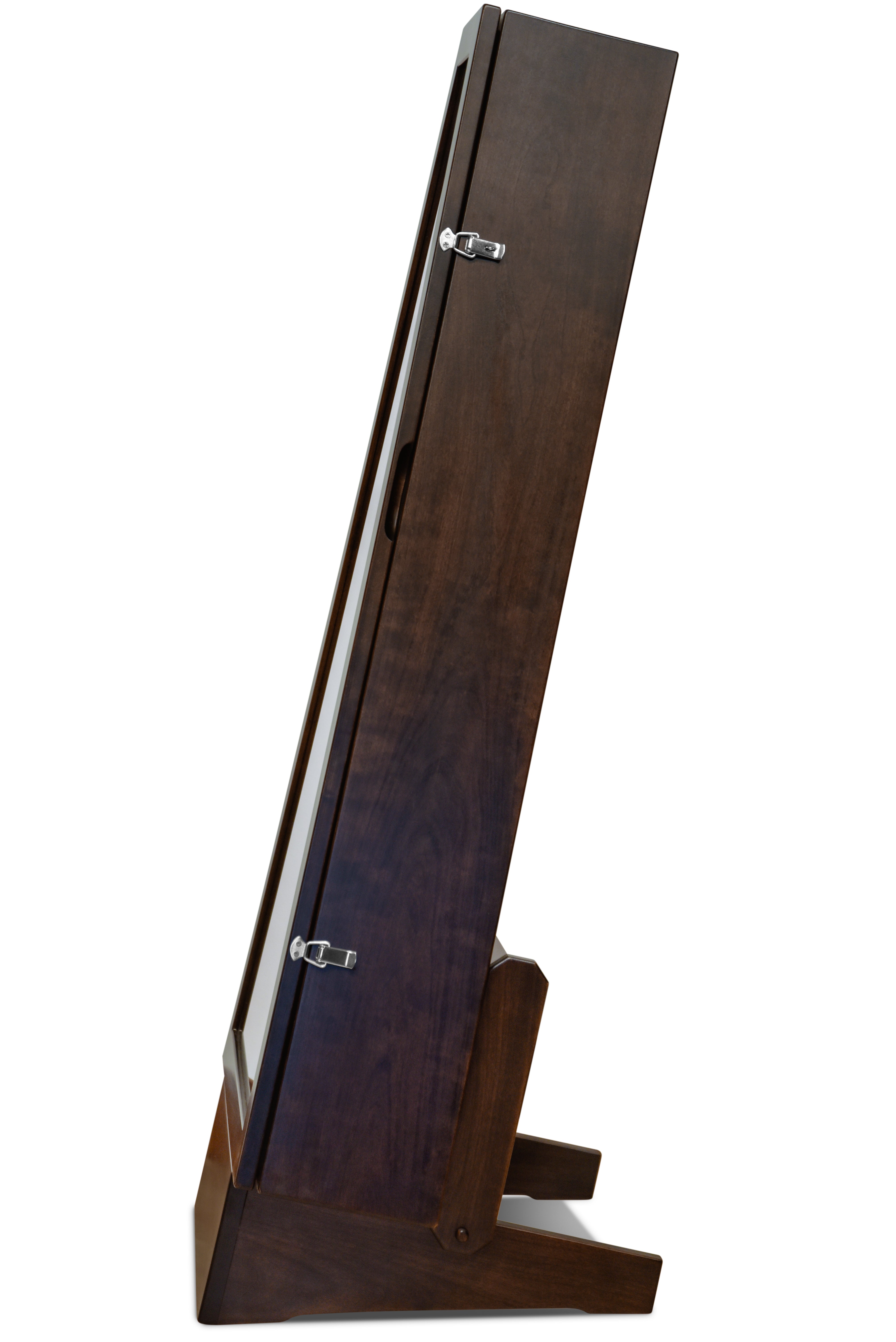 ClimaStand Triangle Humidor with Base - Cherry with Onyx Stain