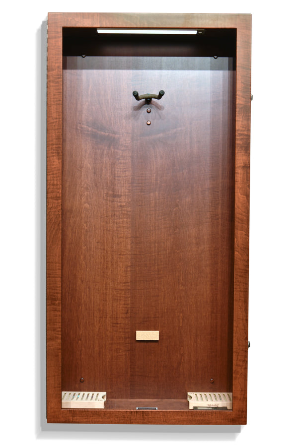 ClimaCase Rectangle Humidor - Flamed Maple with Acres Stain