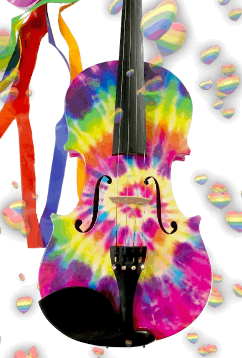 Tie Dye 1/4 Violin Outfit