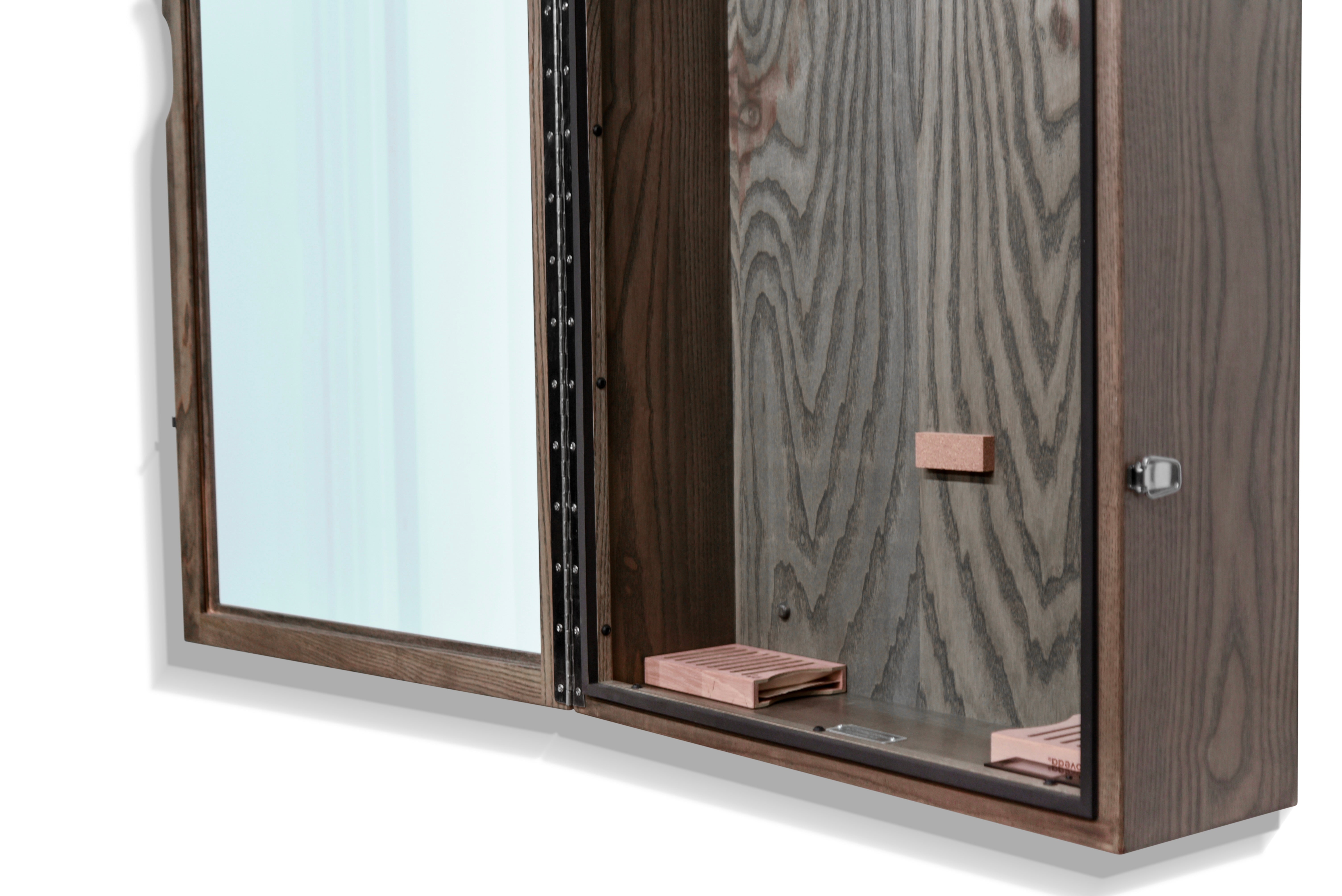 ClimaCase Rectangle Humidor - Northern White Ash with Antique Slate Stain