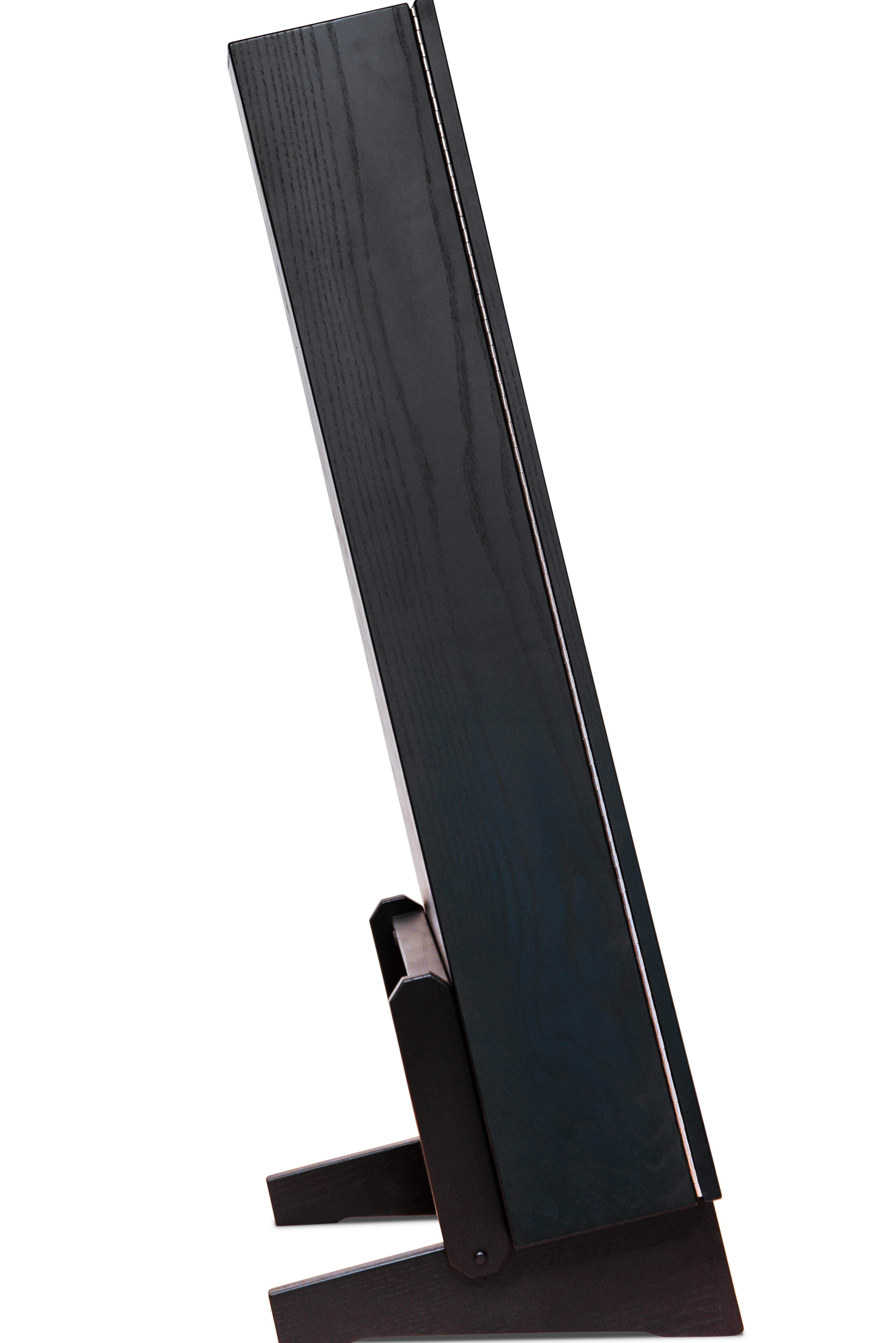 ClimaStand Triangle Humidor with Base - Northern White Ash with Piano Black