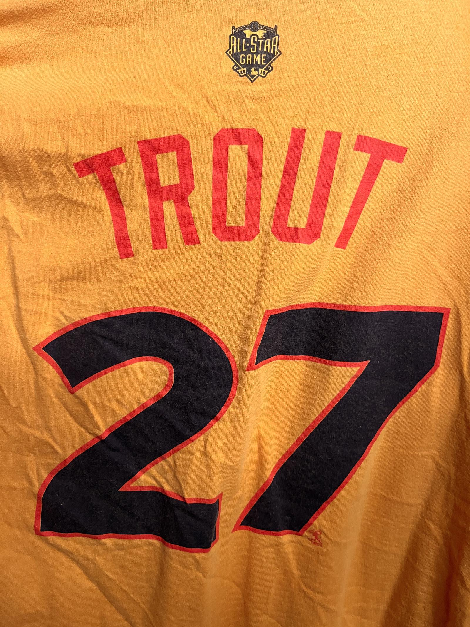 Majestic Mike Trout T-shirt Jersey 2016 All Star Game Tee L
