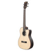 Kala KA-SSEBY-B-CE Solid Spruce Striped Ebony Baritone Acoustic-Electric Ukulele
