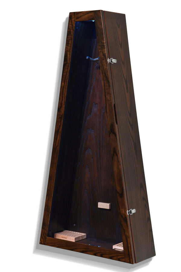 ClimaCase Triangle Humidor - Northern White Ash with Onyx Stain