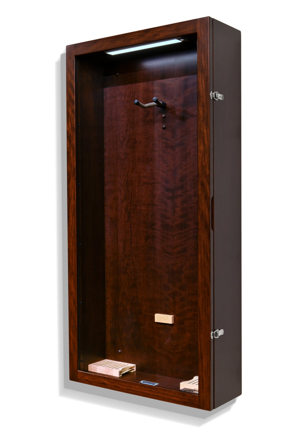 ClimaCase Rectangle Humidor - Cherry with Onyx Stain