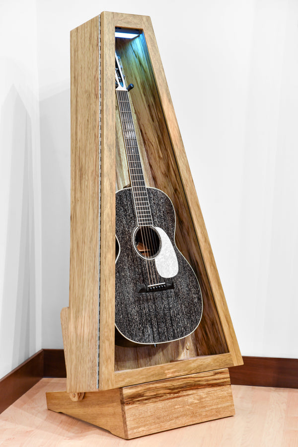 ClimaStand Triangle Humidor with Base - Black Limba