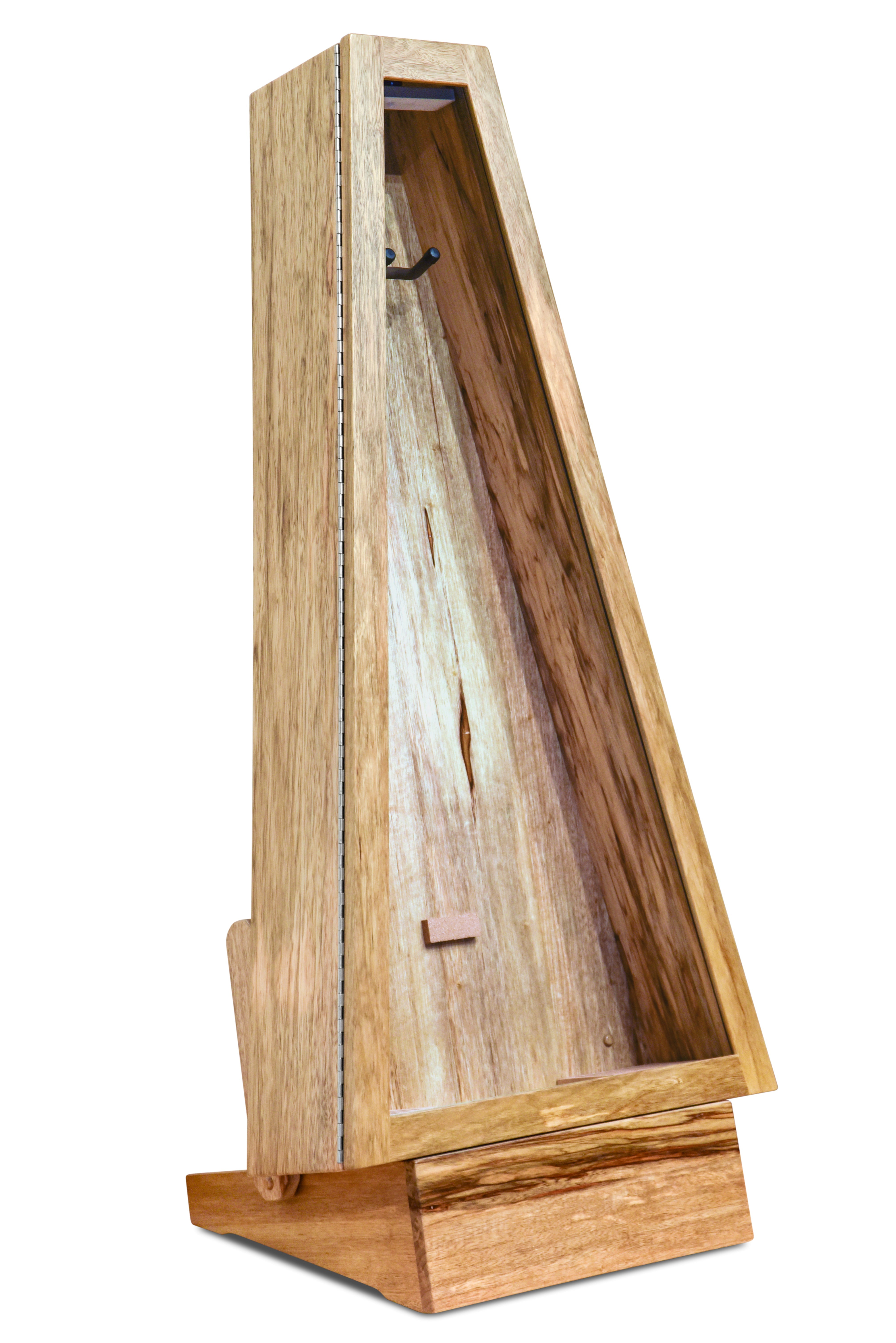 ClimaStand Triangle Humidor with Base - Black Limba