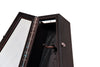 ClimaStand Triangle Humidor with Base - Northern White Ash with Piano Black