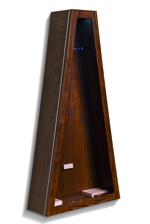 ClimaCase Triangle Humidor - Northern White Ash with Coffee Stain