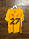 Majestic Mike Trout T-shirt Jersey 2016 All Star Game Tee L