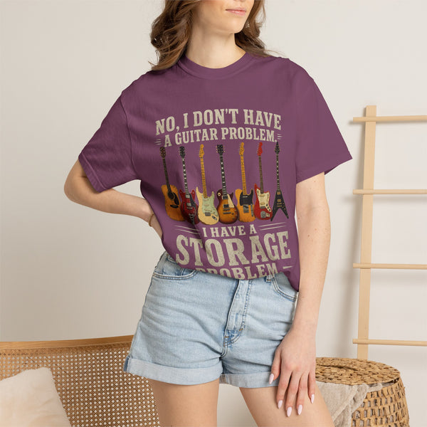 No I Don't Have A Guitar Problem Shirt | Funny Guitar Collector T-Shirt | Vintage Guitarist Gift Tee | Music Lover Shirt
