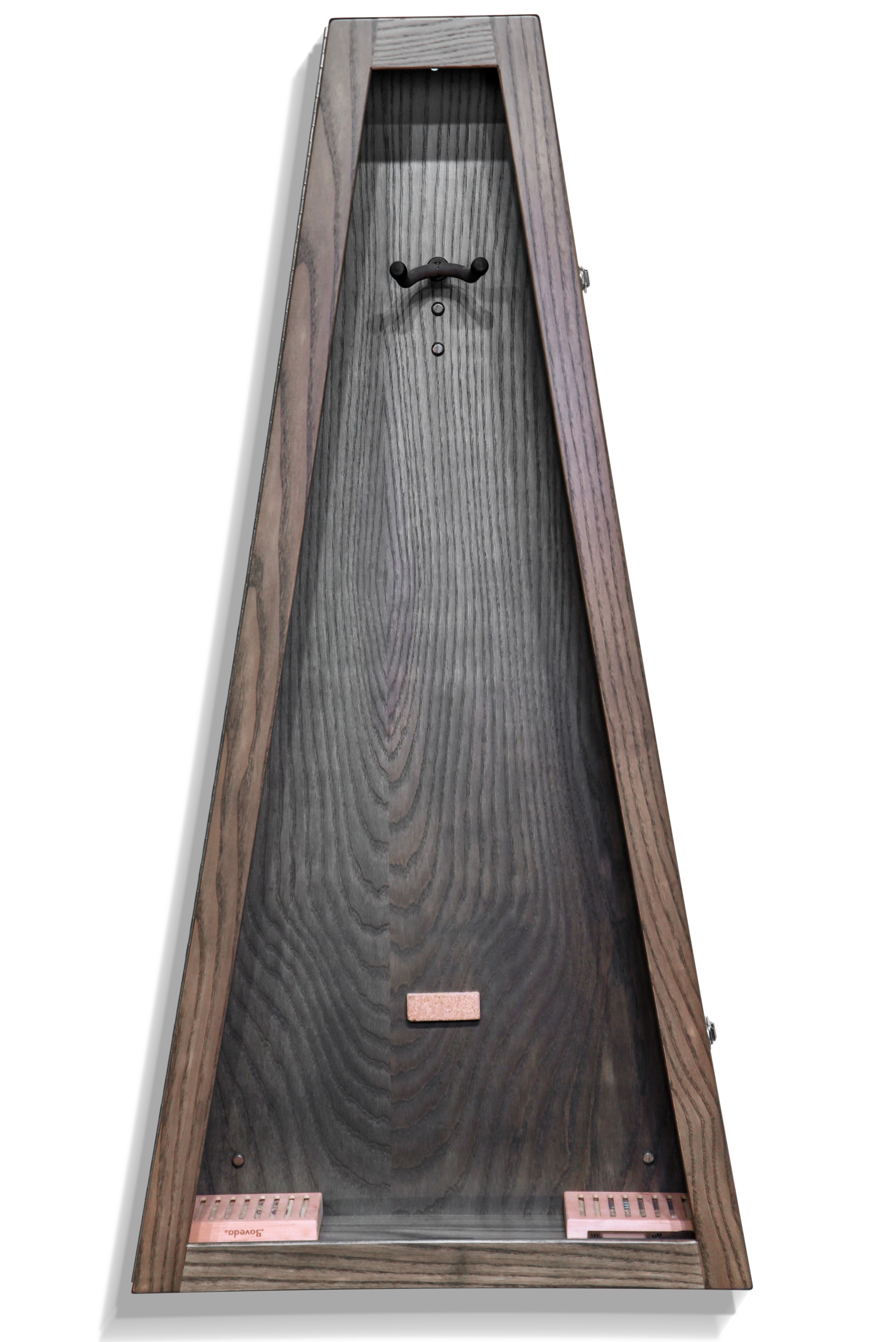 ClimaCase Triangle Humidor - Northern White Ash with Antique Slate Stain