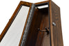 ClimaStand Triangle Humidor with Base - Northern White Ash with Rich Tobacco Stain