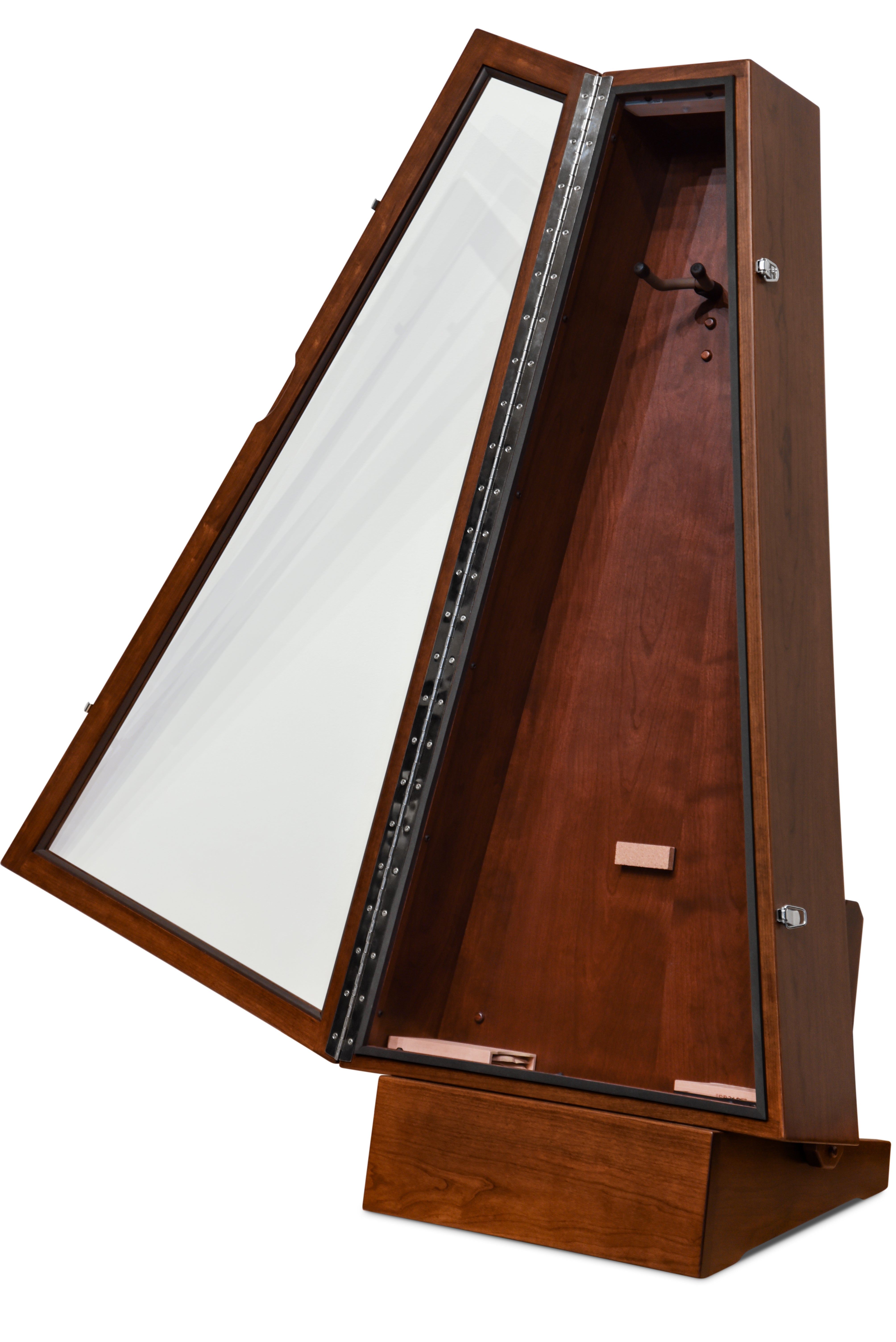 ClimaStand Triangle Humidor with Base - Cherry with Acres Stain