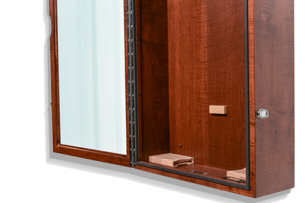 ClimaCase Rectangle Humidor - Flamed Maple with Acres Stain