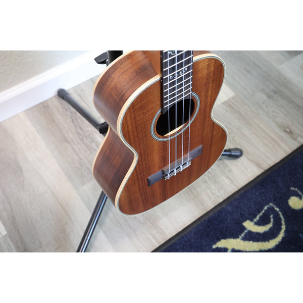 Kala KA-SA-T solid acacia tenor ukulele angled body view