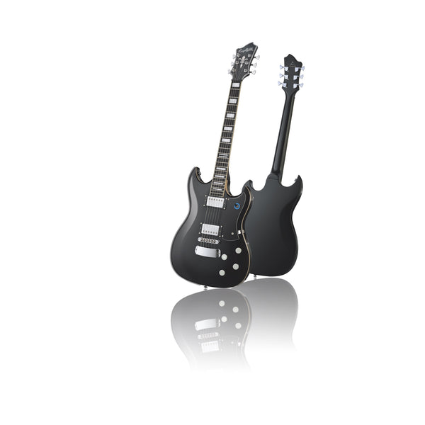 Hagstrom Pat Smear Signature Electric Guitar – Black Gloss