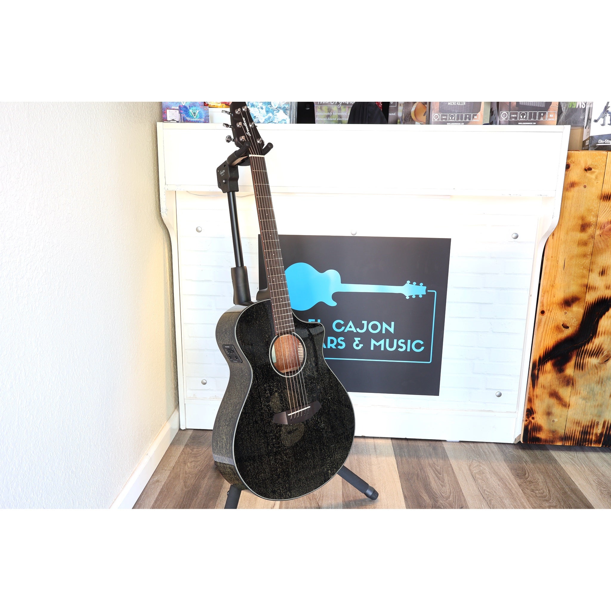 Breedlove Rainforest S Concert Black Gold CE – African Mahogany