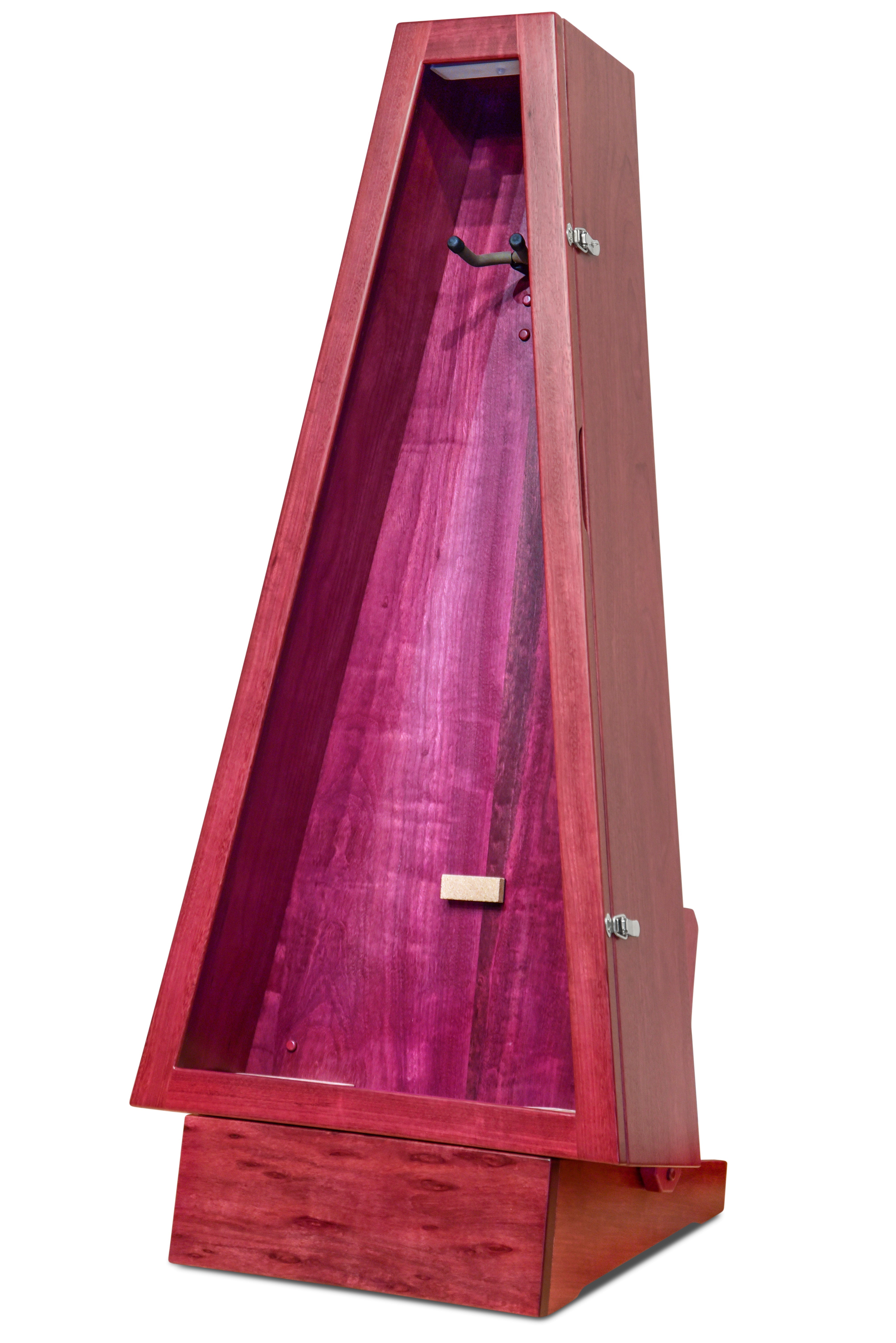 ClimaStand Triangle Humidor with Base - Purplehart