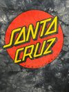 Faded Santa Cruz Dot Tie Dye T-shirt - Skate Tee -M
