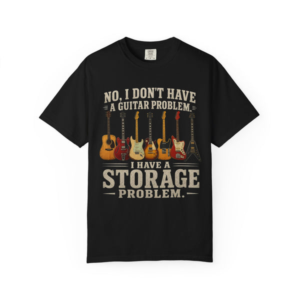 No I Don't Have A Guitar Problem Shirt | Funny Guitar Collector T-Shirt | Vintage Guitarist Gift Tee | Music Lover Shirt