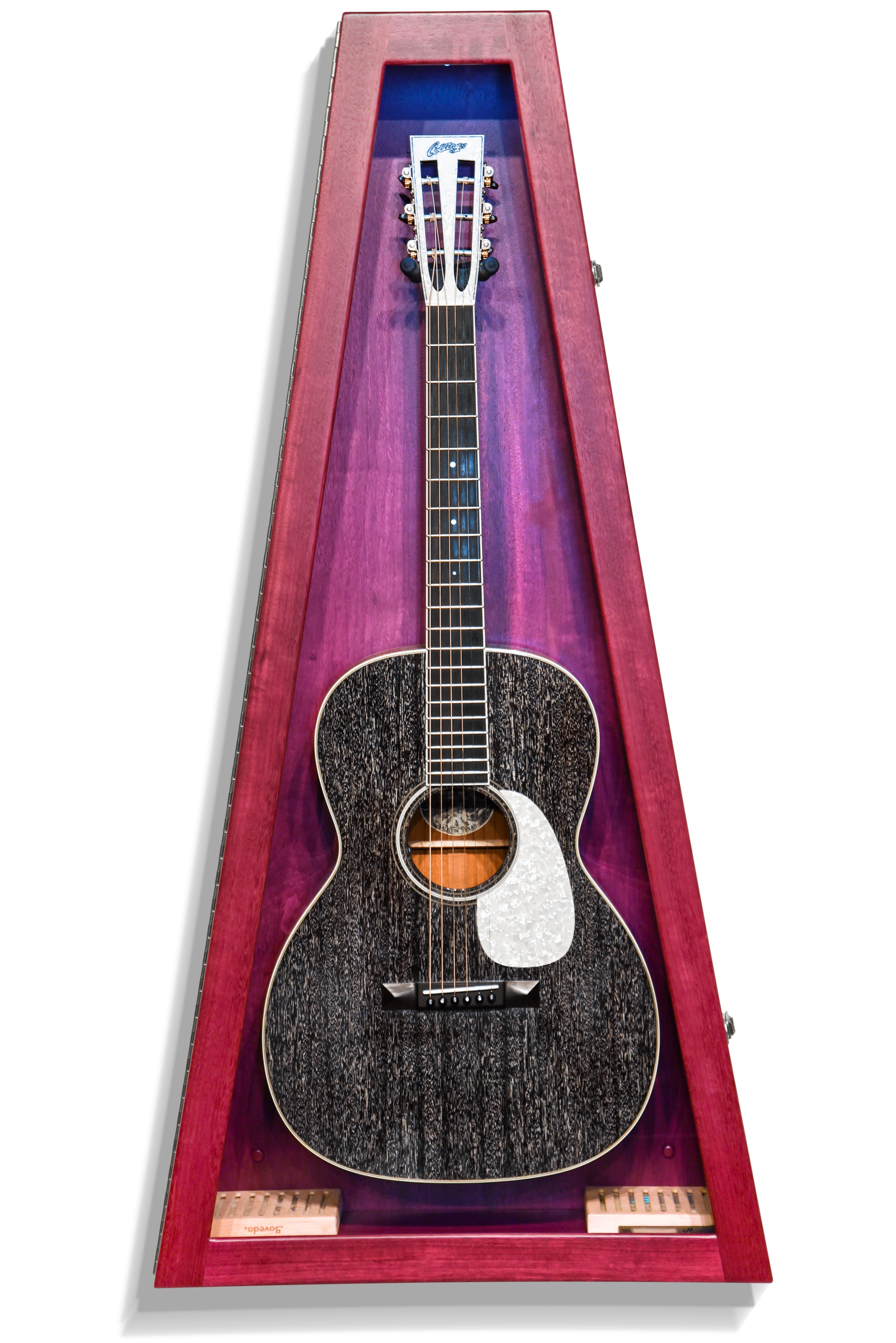 ClimaCase Triangle Humidor - Purpleheart