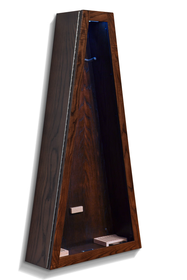 ClimaCase Triangle Humidor - Northern White Ash with Onyx Stain