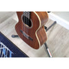 Kala KA-SA-T tenor ukulele lower bout and bridge angled view